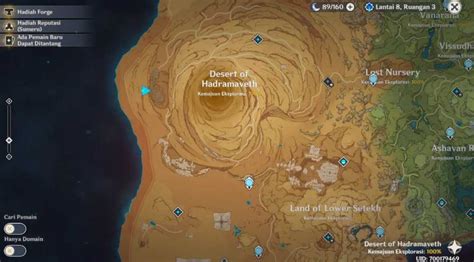 Sumeru Desert Map Guide 